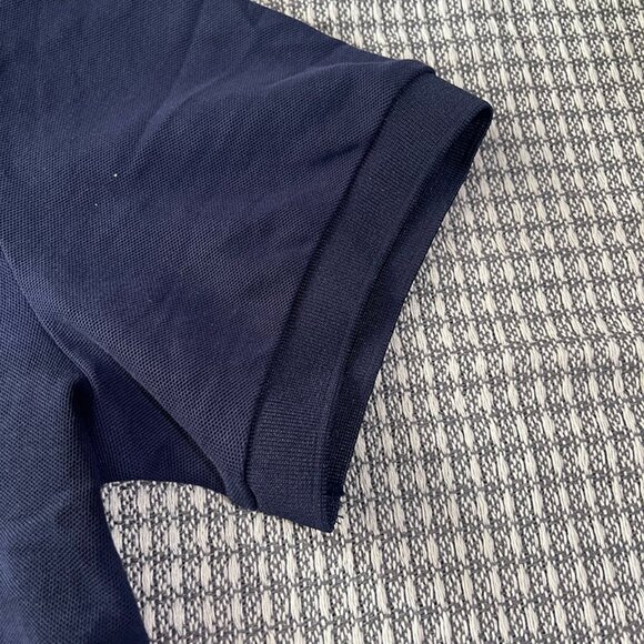 AMI White Heart Logo Polo Night Blue - Picture 5 of 8